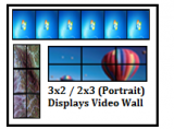 6x Displays Video Wall series (Clone/Extend/Eyefinity 6)