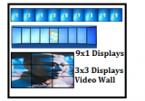 9x Displays Video Wall Series (Clone/Extend Mode or EyeFinity 9)