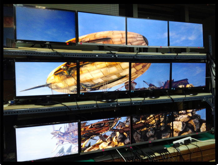 12 displays Eyefinity