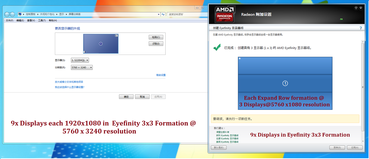 3x3 Formation @ 5760x1080