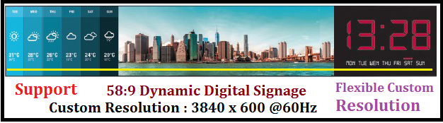 58:9 digital signage