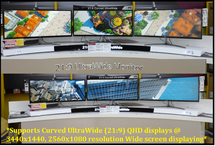 Curved displays